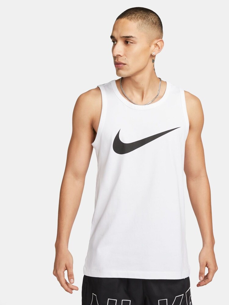 Blanco - Camiseta sin mangas con estampado gráfico de Nike - Imagen 1 de 8