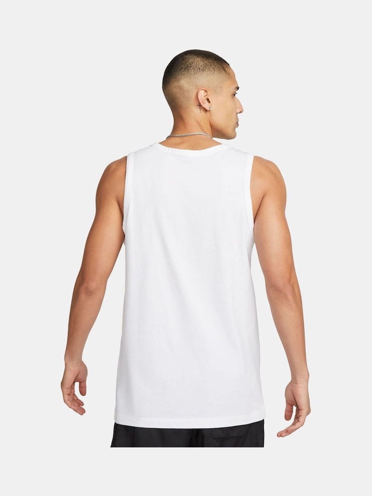 Blanco - Camiseta sin mangas con estampado gráfico de Nike - Imagen 2 de 8