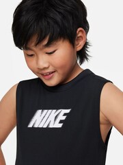 Nike Black Dri-FIT Multi Sleeveless Training Vest Top - Image 3 of 4