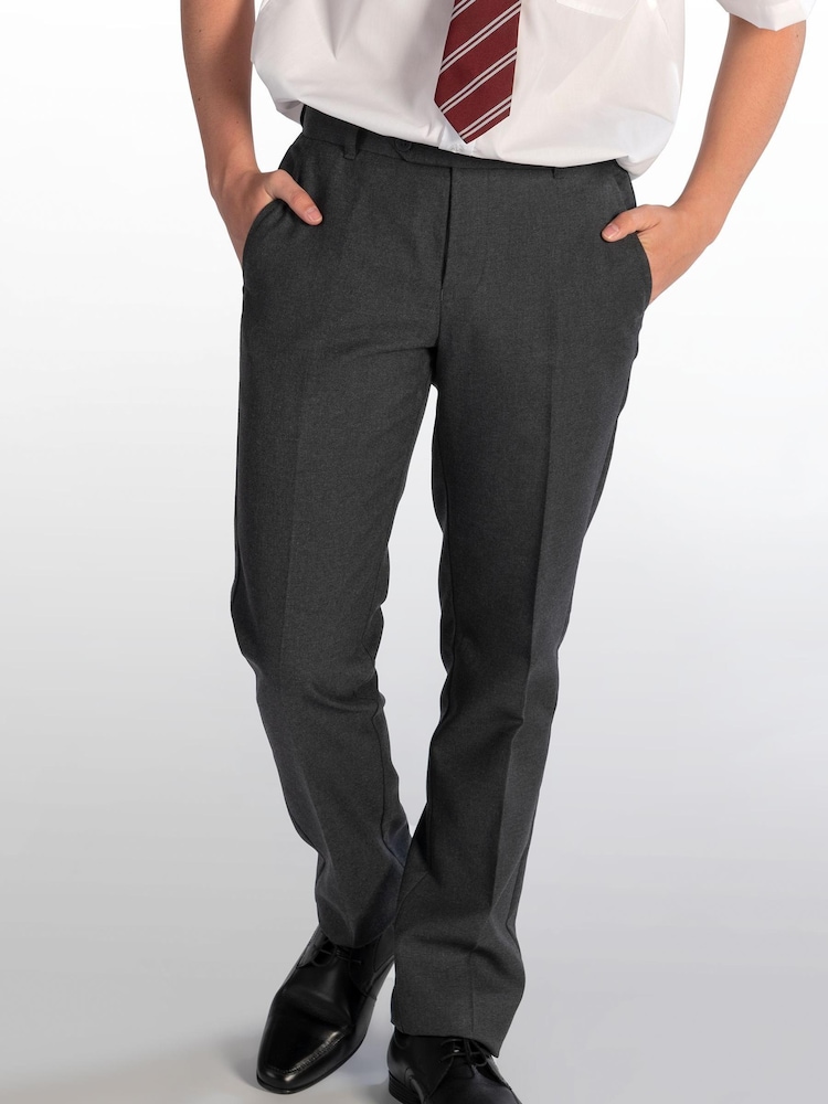 Trutex Grey Senior Boys Classic School Trousers - Image 1 of 3