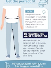 Trutex Grey Senior Boys Classic School Trousers - Image 3 of 3