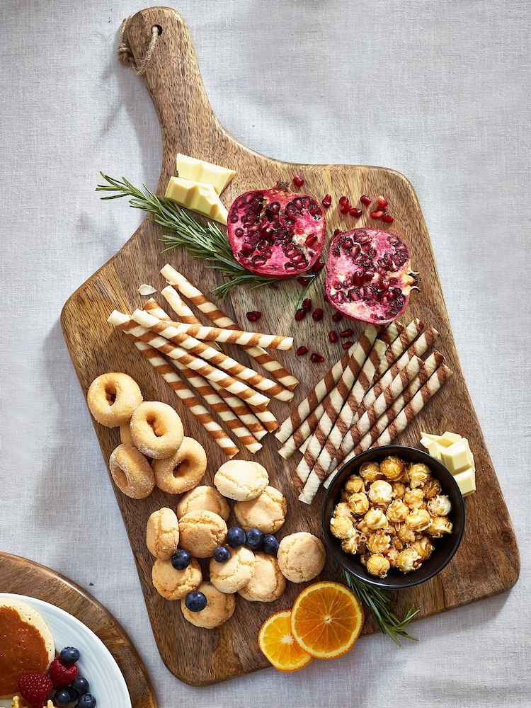 Mango Wood Logan Large Serve Board Serving Platter - Image 3 of 6