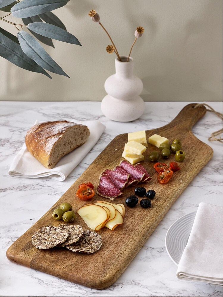 Mango Wood Logan Medium Serve Board Serving Platter - Image 1 of 6