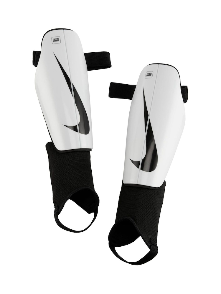 Nike White Charge Football Shin Guards - Image 1 of 5 Nike White Charge Football Shin Guards - Image 1 of 5