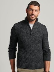 Чорний - Superdry Jacob Хенлі Стрибун (англ. - Image 1 of 6