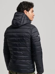 أسود - جاكيت مبطن Fuji كلاسيكي من Superdry - صورة 3 من 7