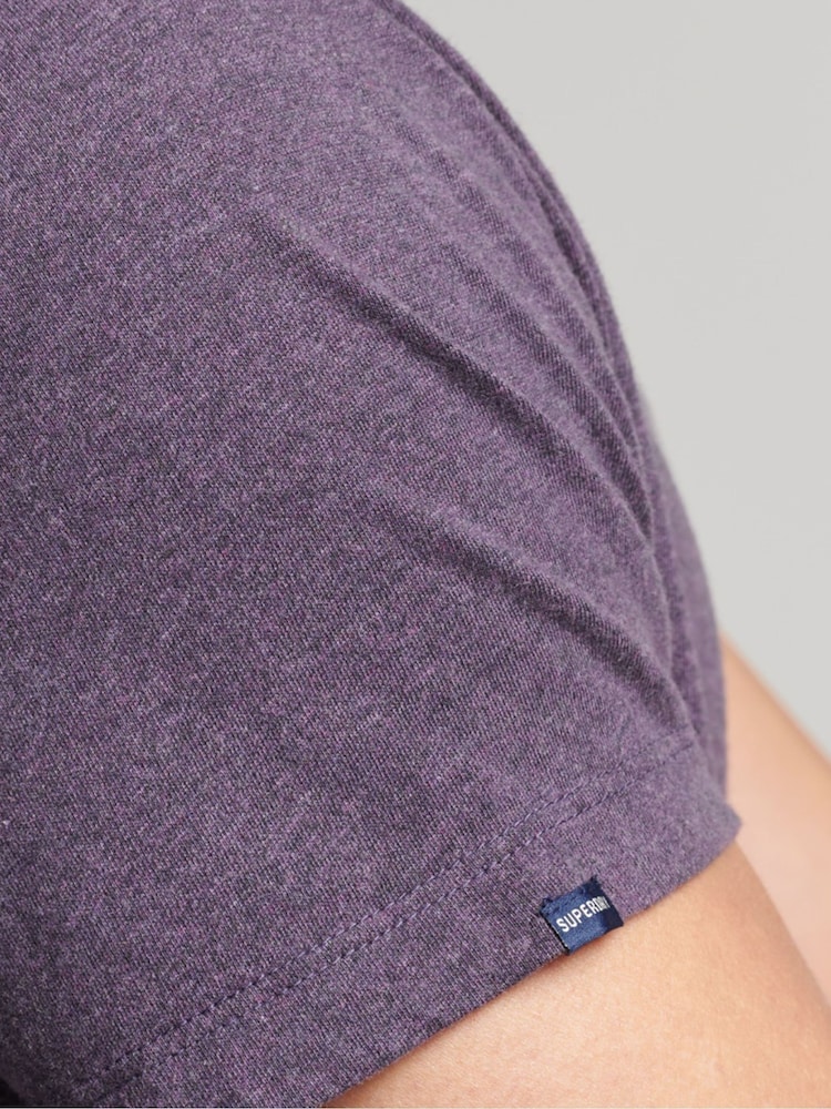 Темно-синий Frosted Grit - Superdry Vintage Embroidered 100% Cotton T-Shirt - Изображение 5 из 5