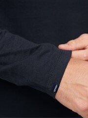 Superdry Navy Vintage Logo Embroidered Long Sleeve Top - Image 7 of 7