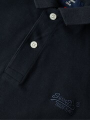 Superdry Navy 100% Cotton Classic Pique Polo Shirt - Image 8 of 8