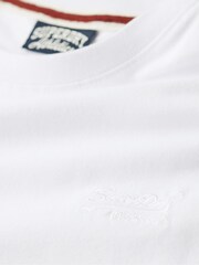 Optic White - Superdry Vintage Embroidered 100% Cotton T-Shirt - Изображение 5 из 6