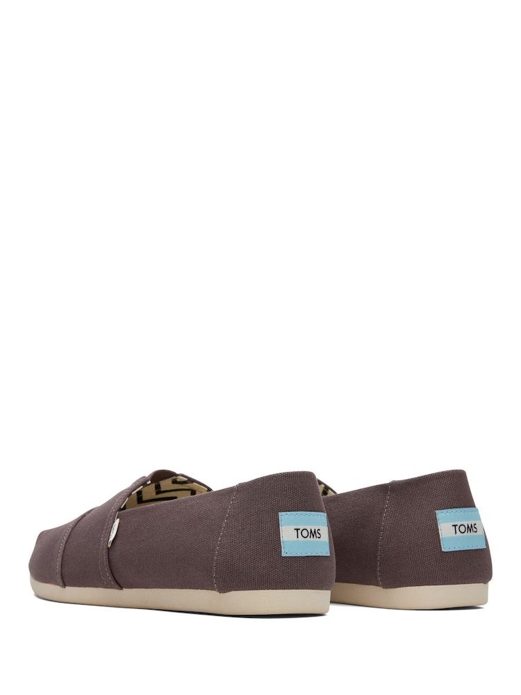 Серый - Классические хлопковые эспадрильи TOMS Alpargata - Изображение 2 из 5