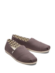 Серый - Классические хлопковые эспадрильи TOMS Alpargata - Изображение 3 из 5
