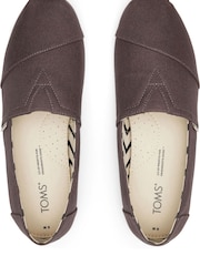 Серый - Классические хлопковые эспадрильи TOMS Alpargata - Изображение 4 из 5