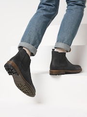 Black Leather Chelsea Boots - Image 2 of 7