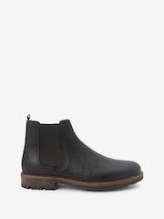 Black Leather Chelsea Boots - Image 4 of 7