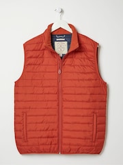 FatFace Falmouth Orange Puffer Gilet - Image 3 of 4