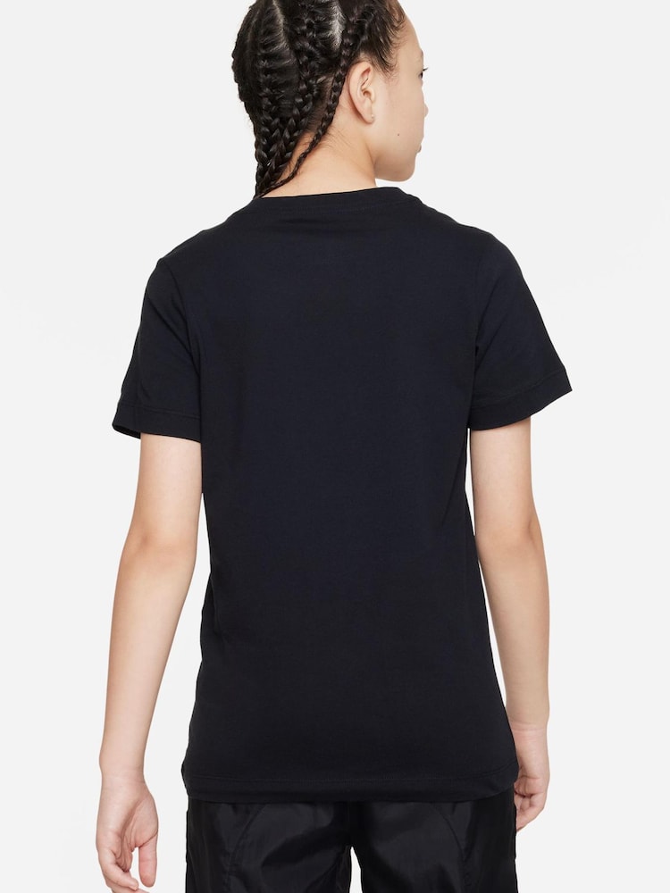 Nike Black Liverpool FC Crest T-Shirt - Image 2 of 5