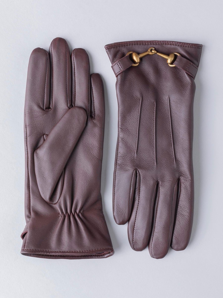 Lakeland Leather Brown Heritage Leather Gloves - Image 1 of 3 Lakeland Leather Brown Heritage Leather Gloves - Image 1 of 3