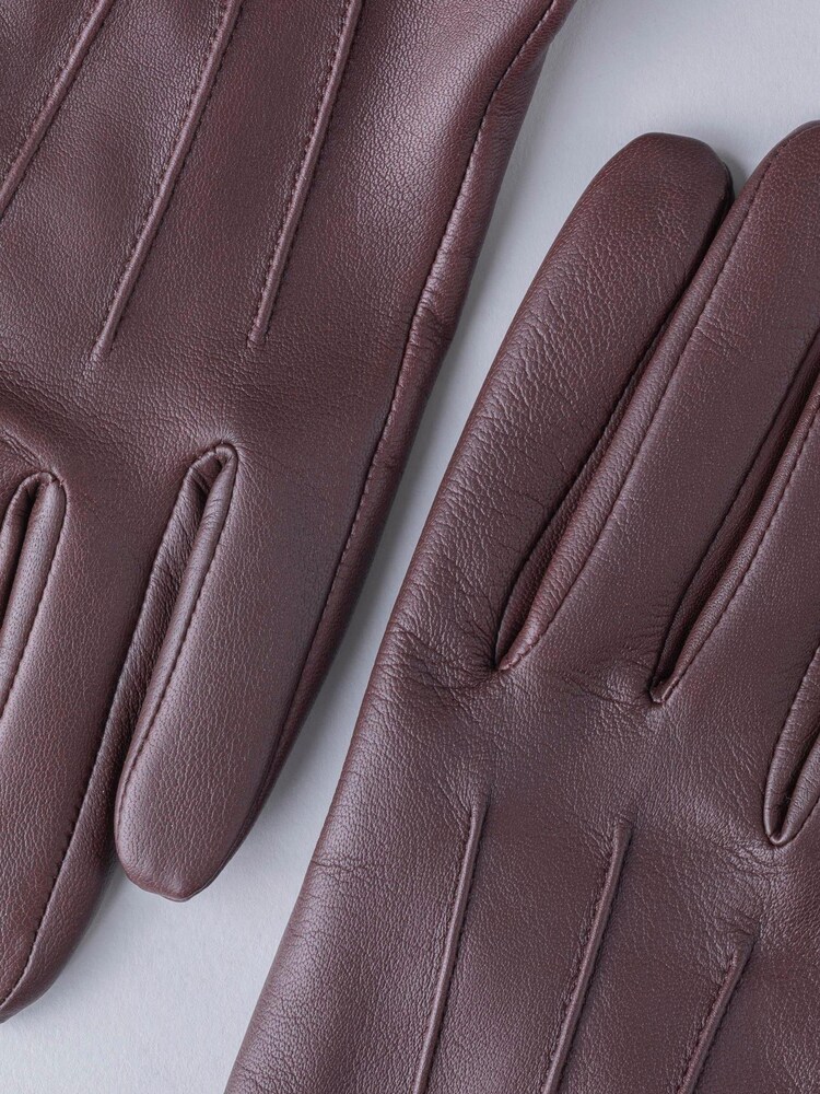 Lakeland Leather Brown Heritage Leather Gloves - Image 3 of 3