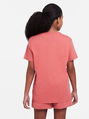 Nike Dark Pink Oversized Trend T-Shirt - Image 2 of 4