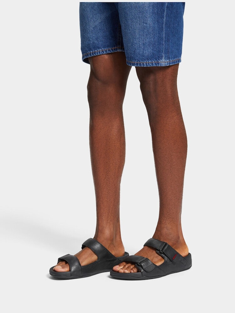 FitFlop Gogh Moc Leather Slides - Image 1 of 4