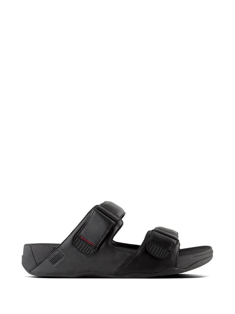 FitFlop Gogh Moc Leather Slides - Image 2 of 4