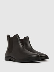 Schuh Dante Leather Chelsea Brown Boots - Image 2 of 4