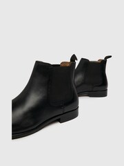 Schuh Dante Leather Chelsea Brown Boots - Image 4 of 4