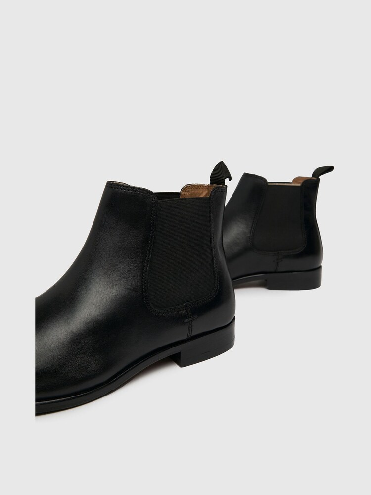 Schuh Dante Leather Chelsea Brown Boots - Image 4 of 4
