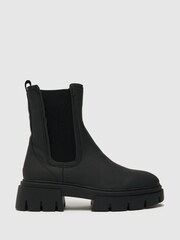 Schuh Amaya Black Chunky Chelsea Boots - Image 1 of 4