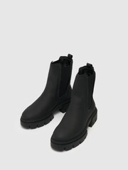 Schuh Amaya Black Chunky Chelsea Boots - Image 3 of 4