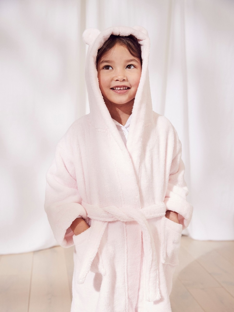 The White Company 100% Cotton Dressing Gown With Ears - Image 1 of 4