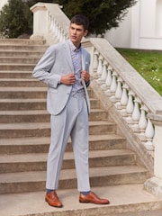 Light Grey Oversized Motionflex Stretch Suit Jacket - Image 2 of 6