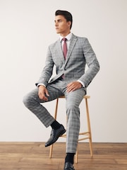 Grey Check Suit: Jacket - Image 3 of 10