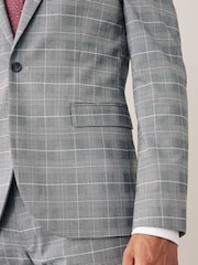 Grey Check Suit: Jacket - Image 5 of 10