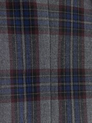 Grey/Red Super Skinny Fit Check Suit: Jacket - Image 10 of 10