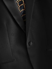 Châle noir - Slim Fit (Slim Fit) - Veste de smoking - Image 4 de 6