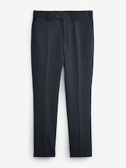 Marineblau/blau - Slim-Fit-Anzughose mit Hahnentrittmuster - Image 5 of 7