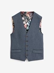 Bleu clair - Coupe classique Puppytooth Design Gilet - Image 5 of 9