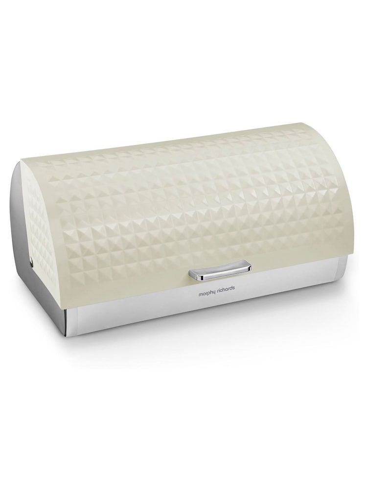 Morphy Richards Cream Dimensions Roll Top Bread Bin - Image 1 of 4