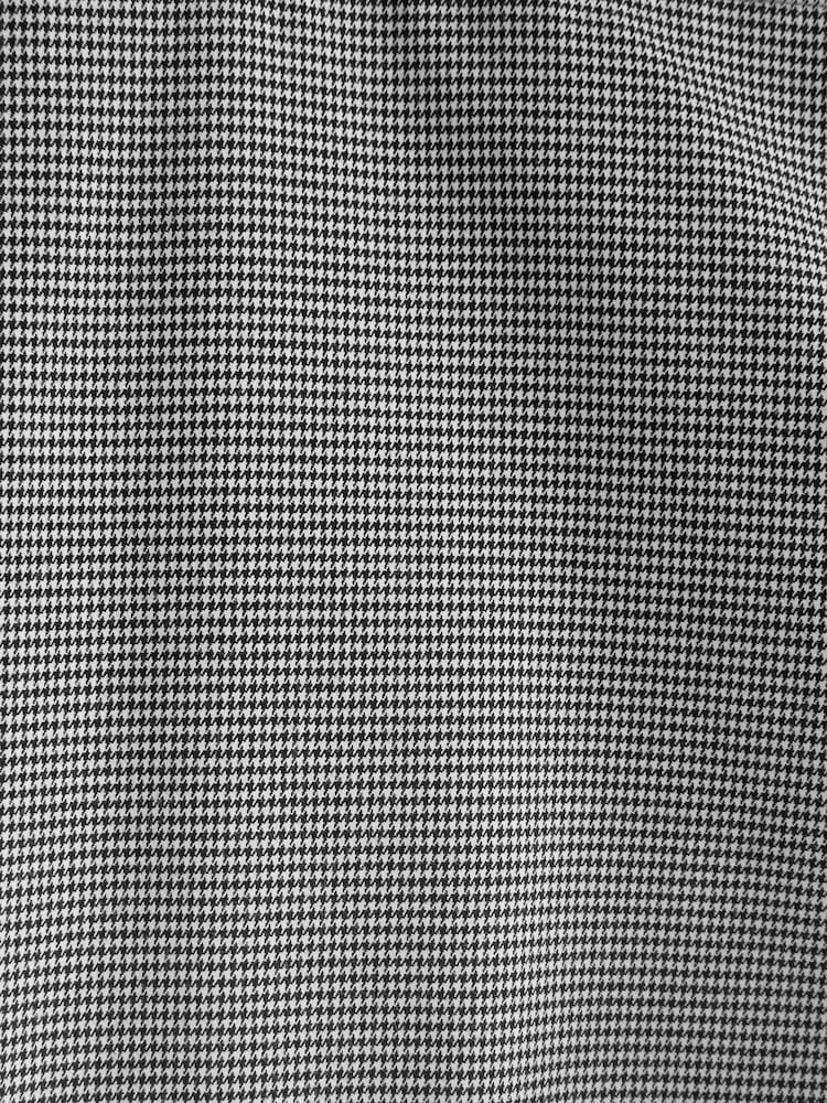 Black and White Slim Fit Morning Suit: Trousers - Image 9 of 9