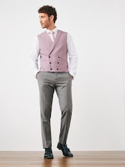 Pink Morning Suit Waistcoat - Image 1 of 9