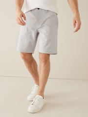 Black/Light Grey Straight Fit Stretch Chinos Shorts 2 Pack - Image 3 of 9