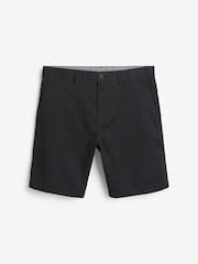 Black/Light Grey Straight Fit Stretch Chinos Shorts 2 Pack - Image 7 of 9