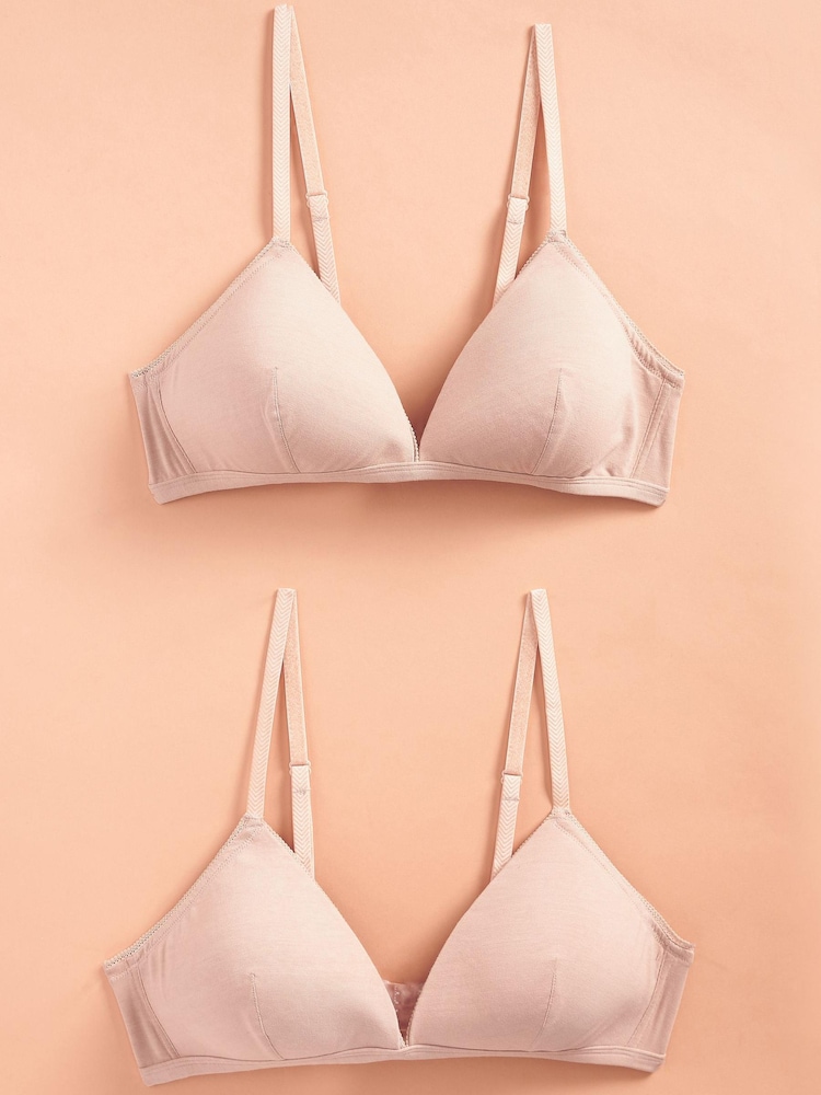 Nude First Bra Light Pad Non Wire Bras 2 Pack - Image 1 of 4