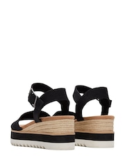 TOMS Diana Wedge Canvas Sandals - Image 3 of 5
