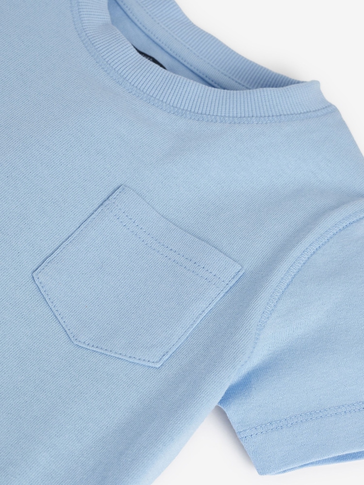 Pastel Multi 100% Cotton Short Sleeve T-Shirts 5 Pack (3mths-7yrs) - Image 10 of 10