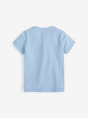 Pastel Multi 100% Cotton Short Sleeve T-Shirts 5 Pack (3mths-7yrs) - Image 9 of 10