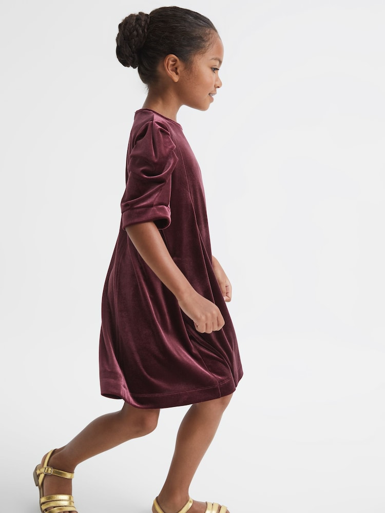 Reiss Berry Ellie Senior Velvet Dress - Image 1 of 6