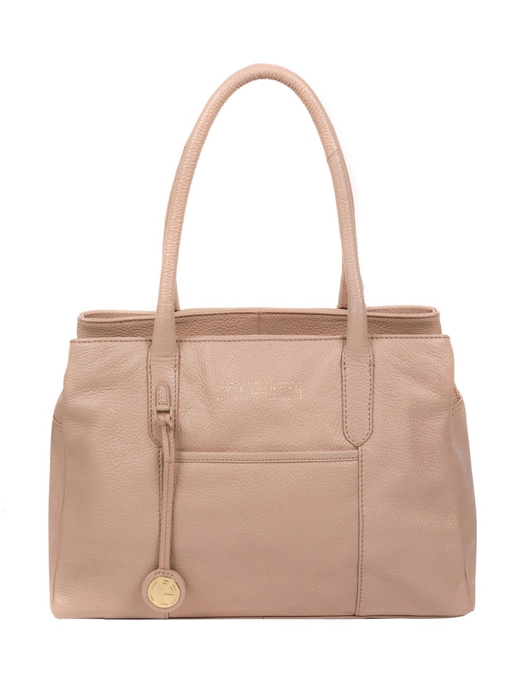 Rosa rubor - Bolso de mano de cuero Chatham de Pure Luxuries London - Imagen 2 de 6